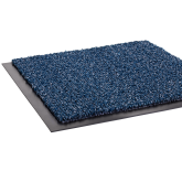 Crown Cross-Over Medium Traction Scraper/Wiper Mat 4' x 6', Blue